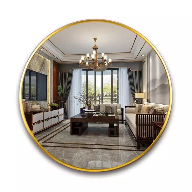 X LARGE Round wall Mirror 120 CM - SHAGHAF HOME