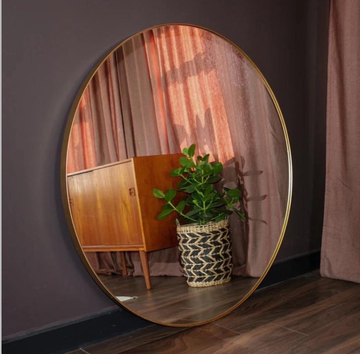X LARGE Round wall Mirror 120 CM - SHAGHAF HOME