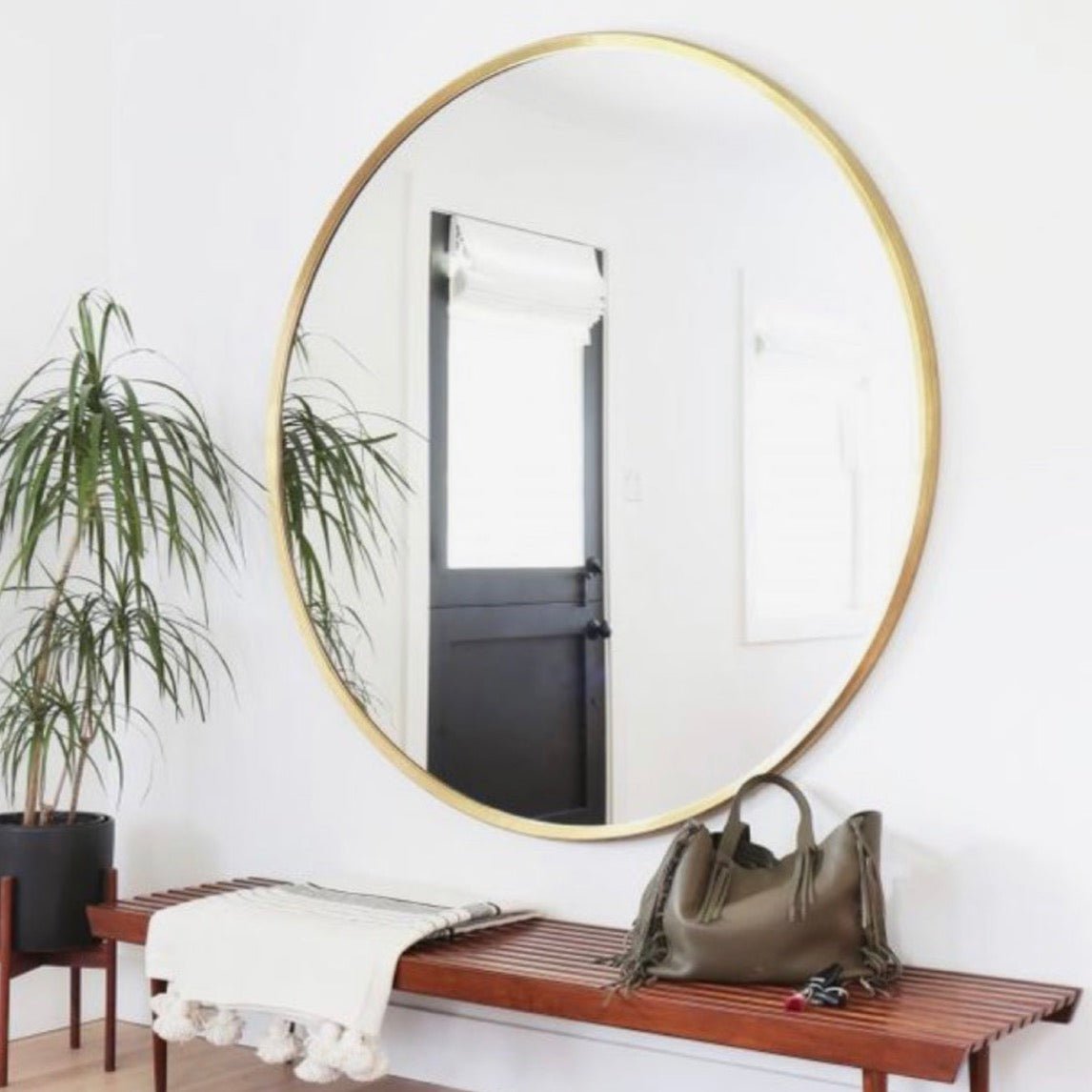 X LARGE Round wall Mirror 120 CM - SHAGHAF HOME