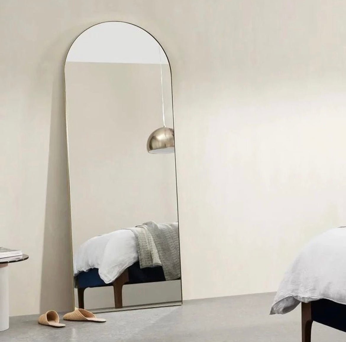 X Large silver frame Mirror 180x70 CM - SHAGHAF HOME