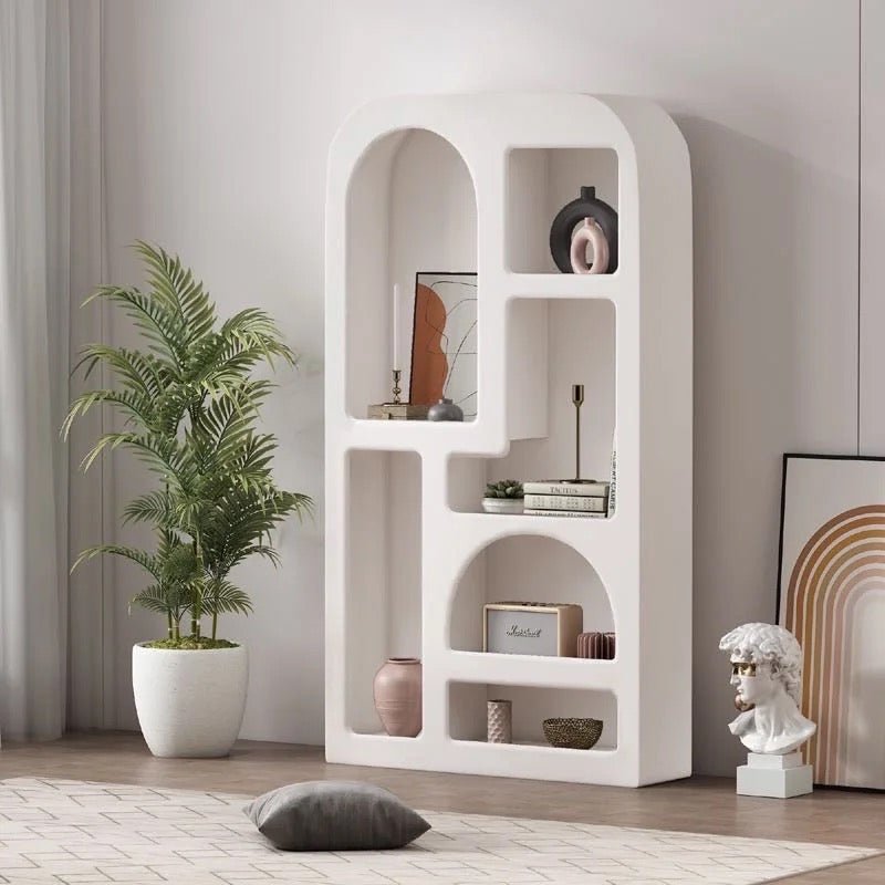 Zuda Books shelves display - SHAGHAF HOME