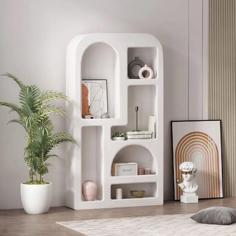 Zuda Books shelves display - SHAGHAF HOME